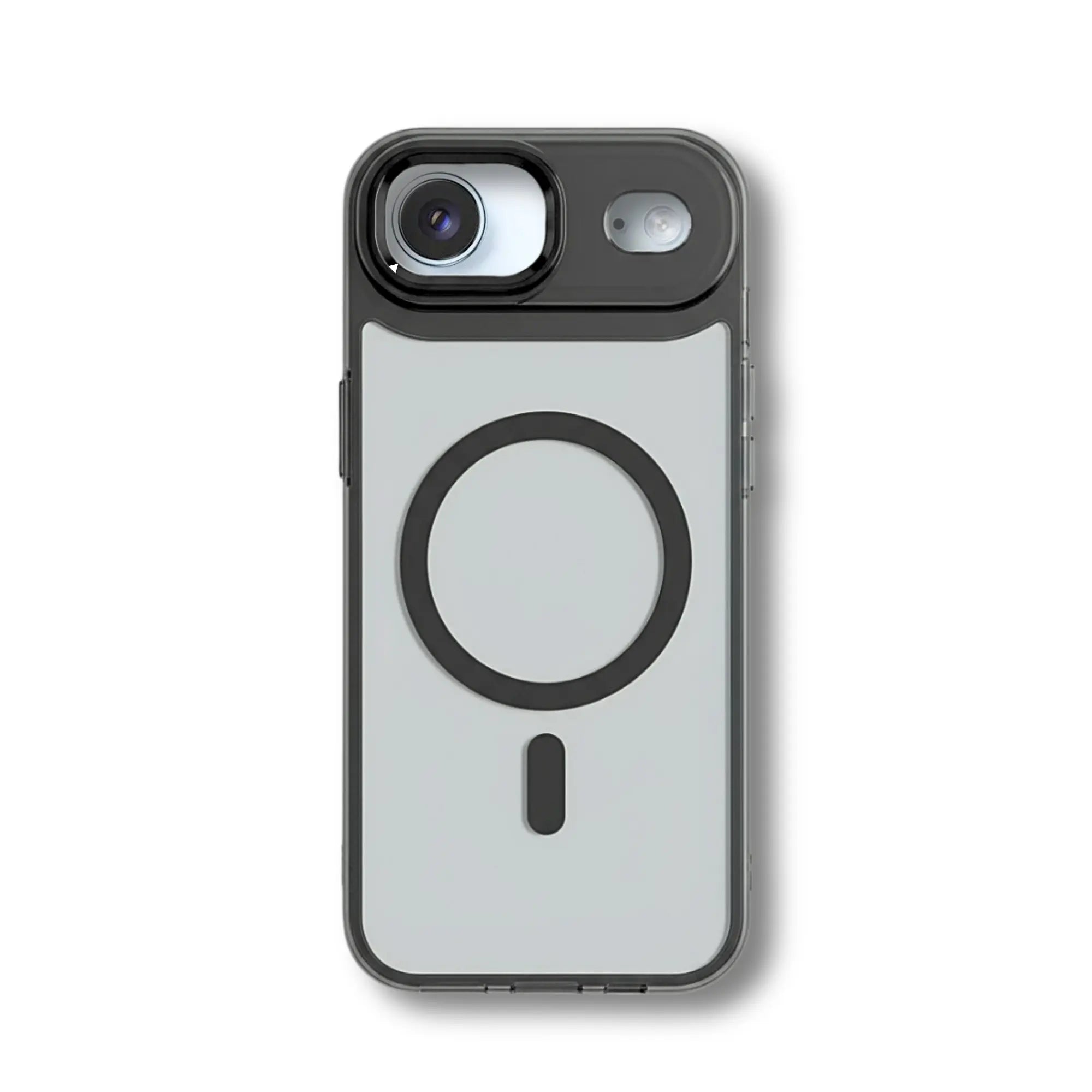 PantherSonic iPhone 17 Serie Hülle Transparent Grau MagSafe kompatibel