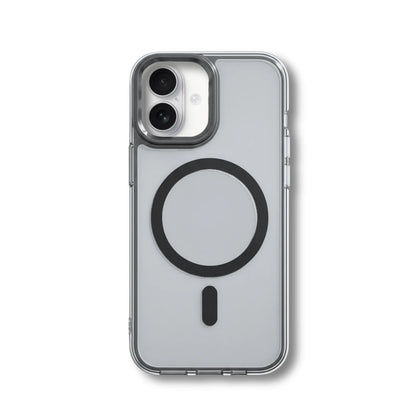 PantherSonic iPhone 17 Serie Hülle Transparent Grau