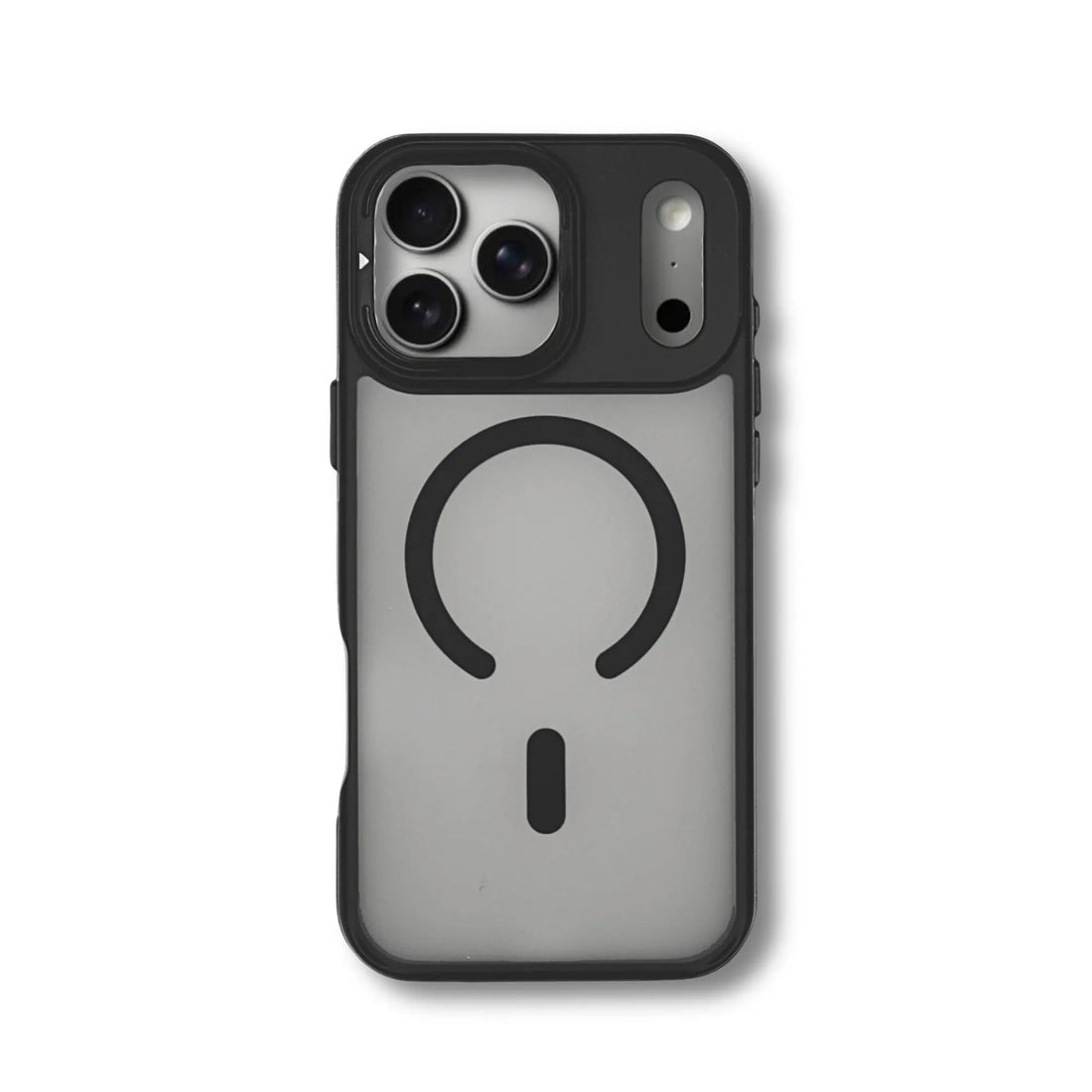 PantherSonic iPhone 17 Serie Hülle Schwarz Matt Transparent