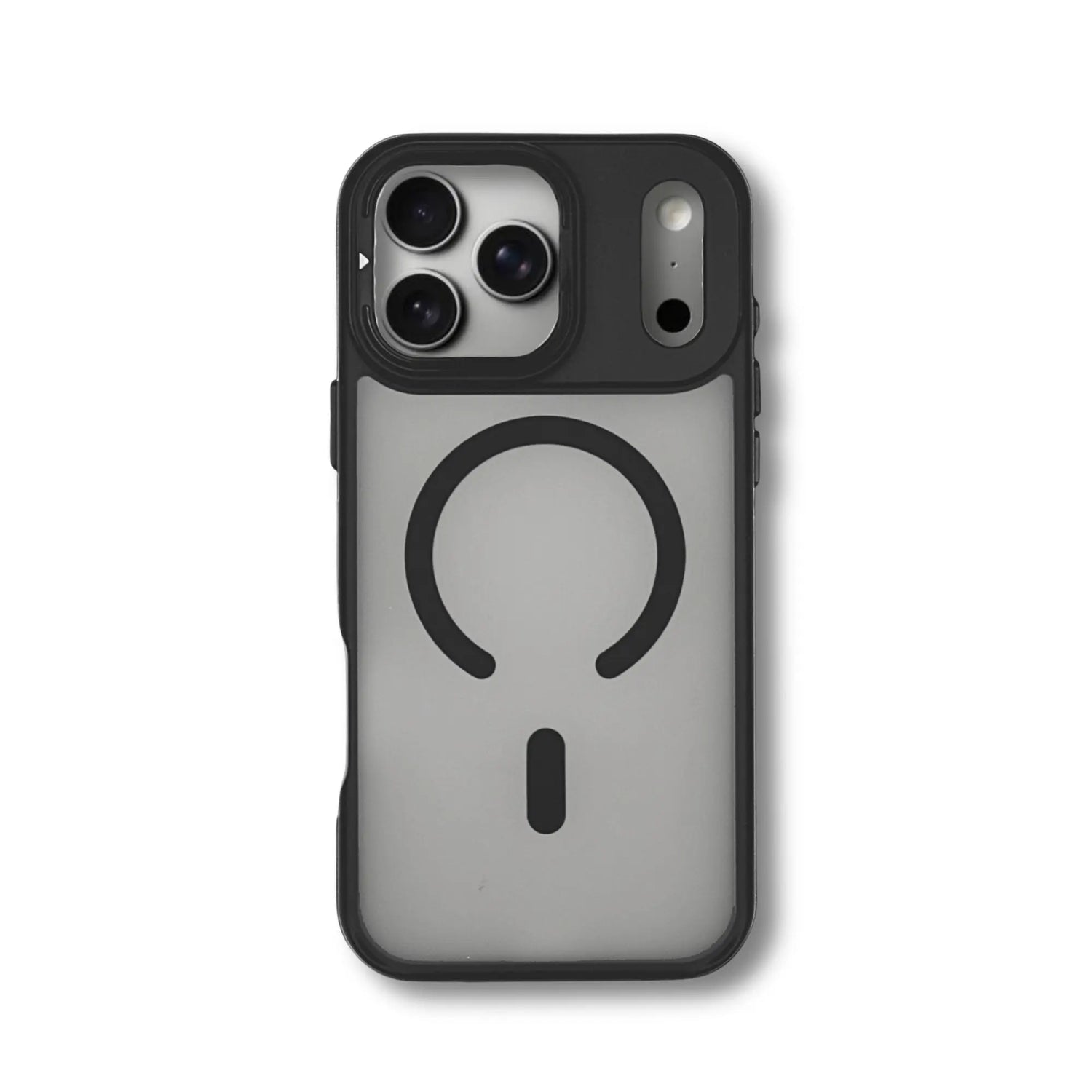 PantherSonic iPhone 17 Serie Hülle Schwarz Matt Transparent