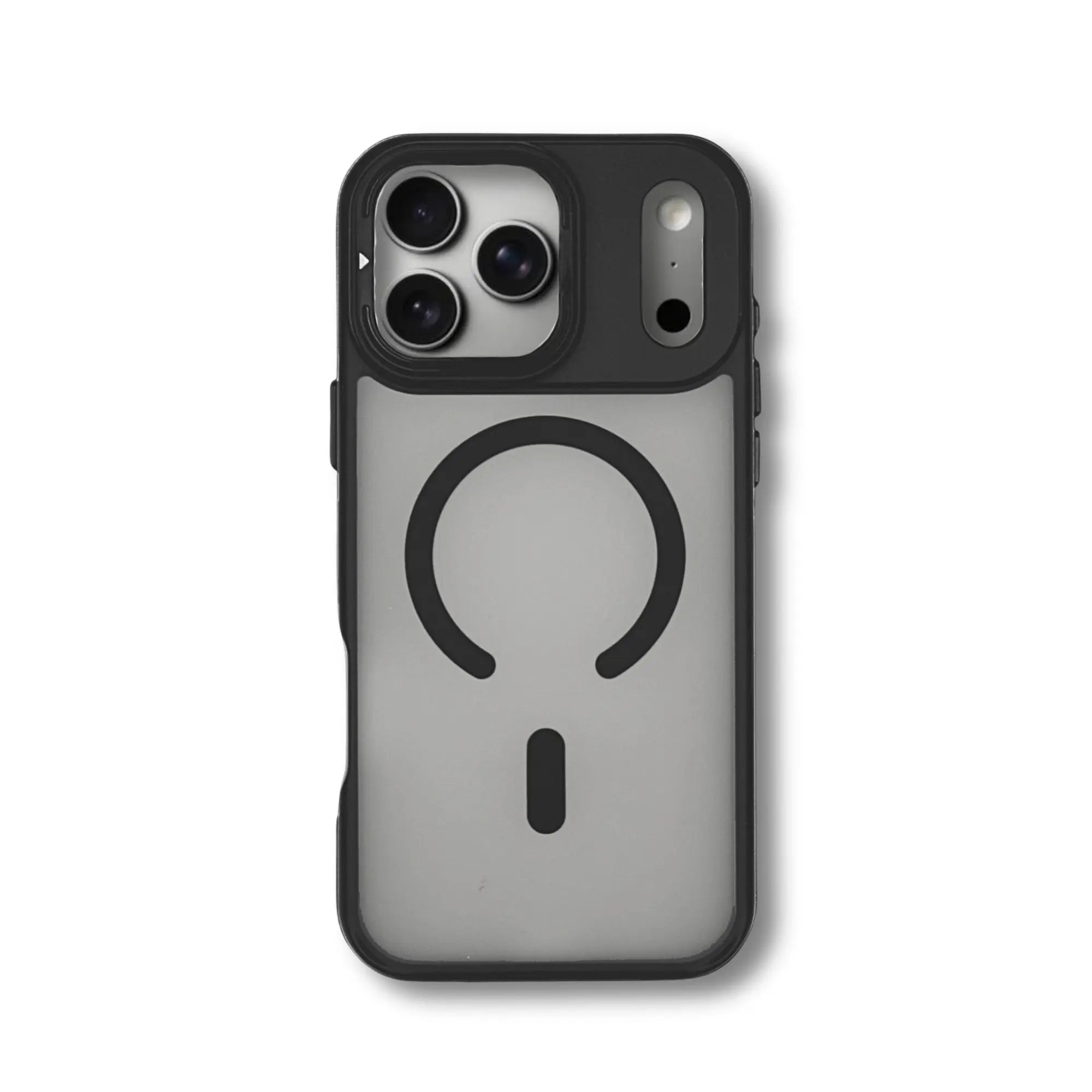 PantherSonic iPhone 17 Serie Hülle Schwarz Matt Transparent