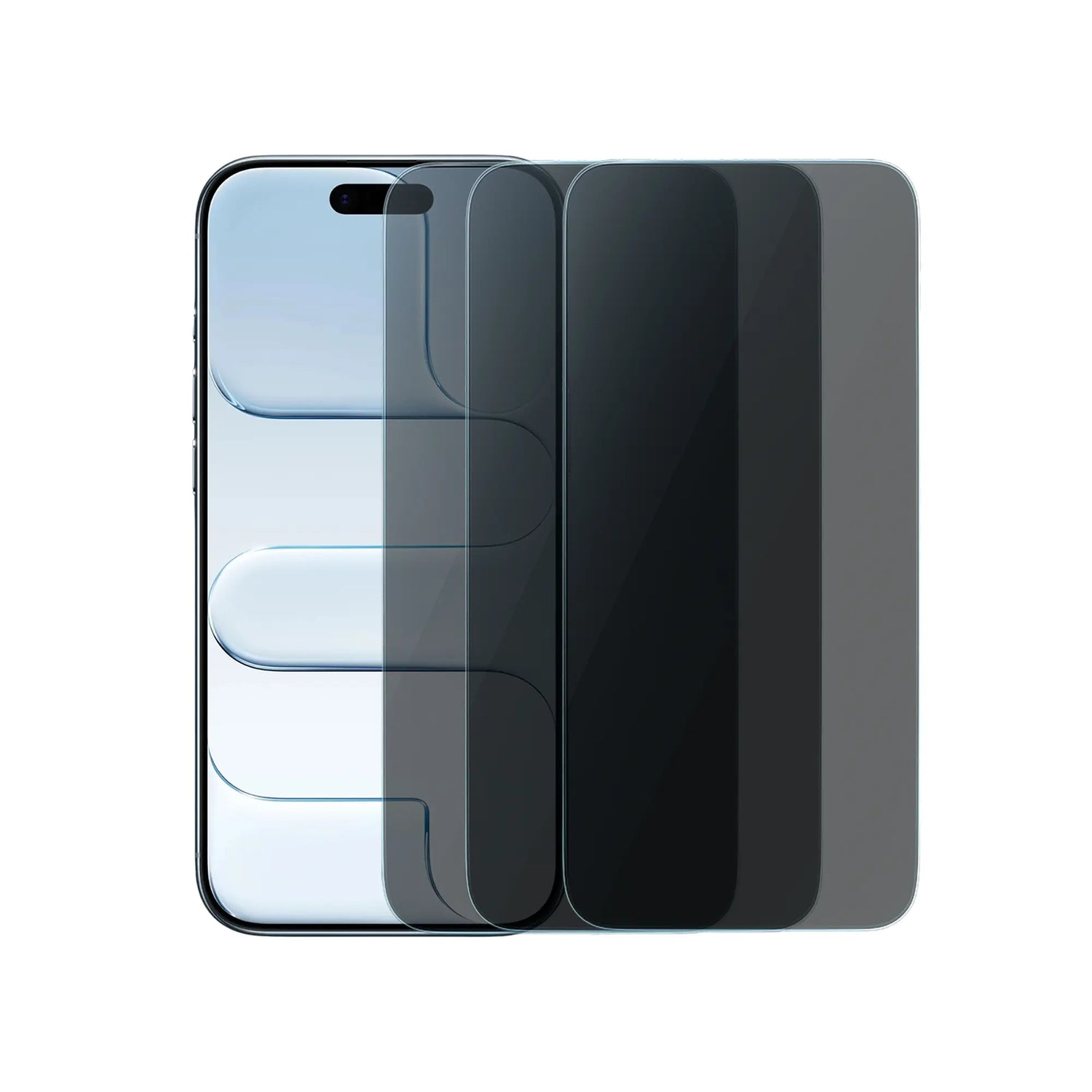 PantherSonic Privacy Tempered Glass iPhone 17 Serie Sichtschutz Glas