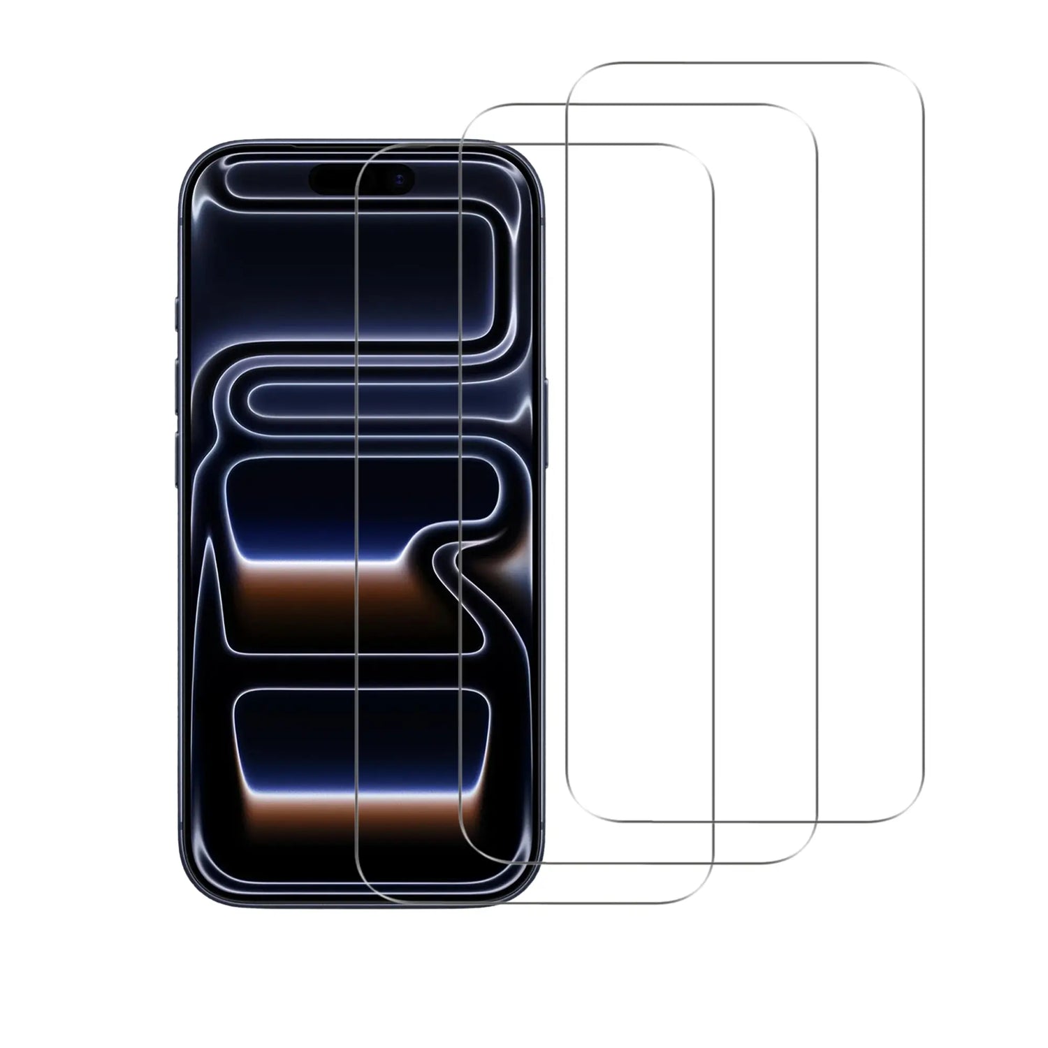 PantherSonic 3er Set Tempered Glass iPhone 17 Serie Displayschutz