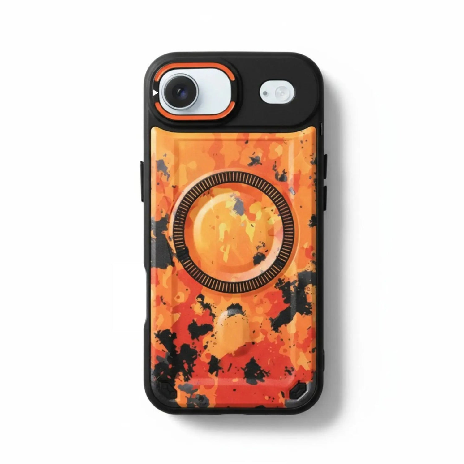 PantherSonic iPhone 17 Serie Hülle Orange Splash