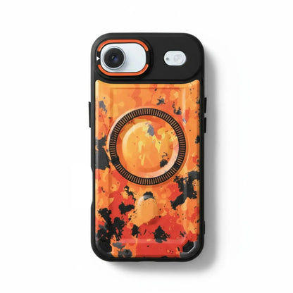 PantherSonic iPhone 17 Serie Hülle Orange Splash