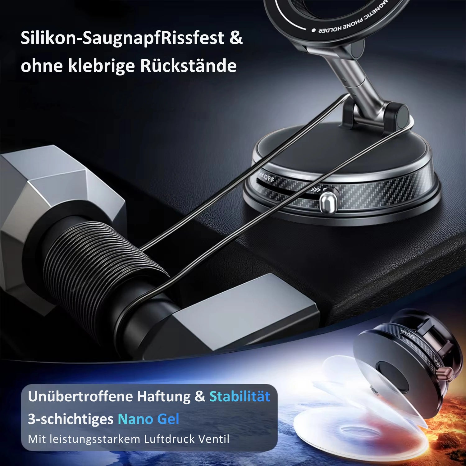 PantherSonic Magnetische Halterung Grau